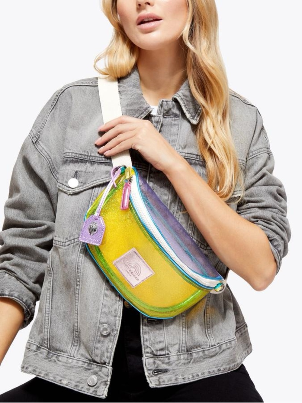 Kurt Geiger London Vinyl Southbank Belt Bag,